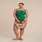 Green Zebra Stripe Suit image number null