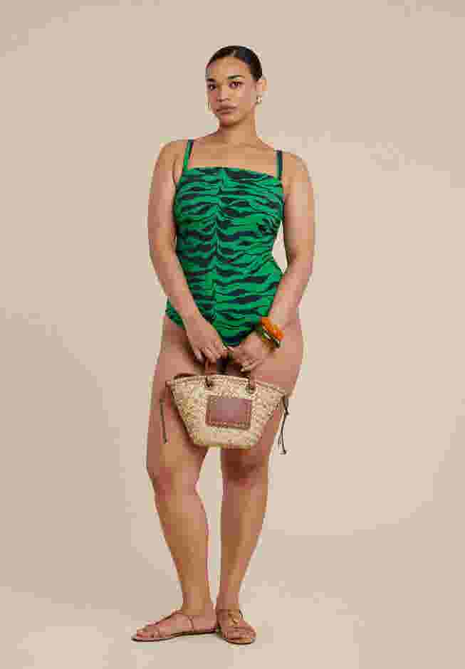 Green Zebra Stripe Suit image number 3