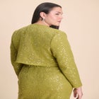 Sequin Tweed Jacket image number null