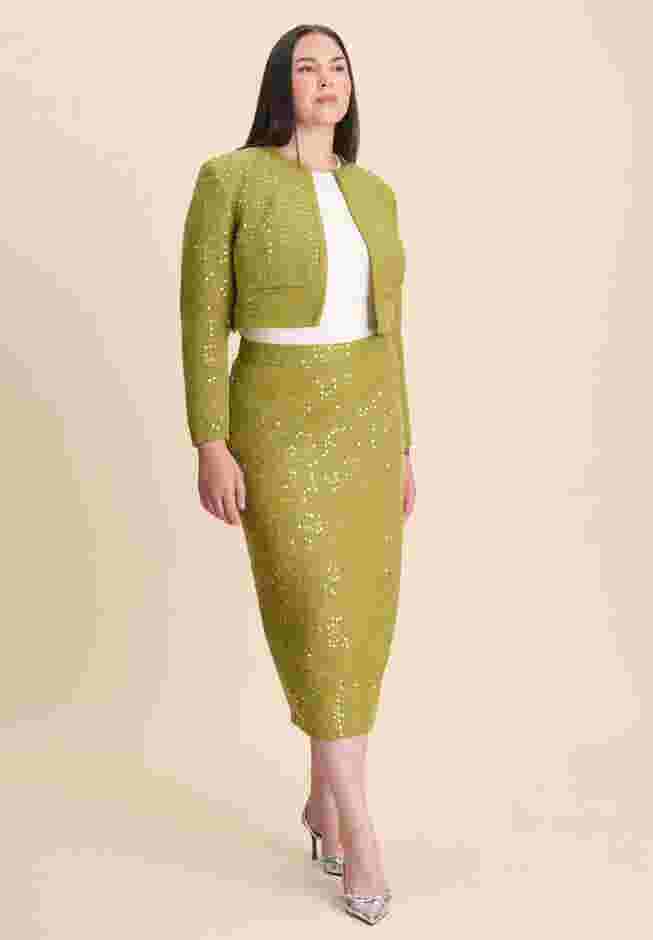 Sequin Tweed Jacket image number 4