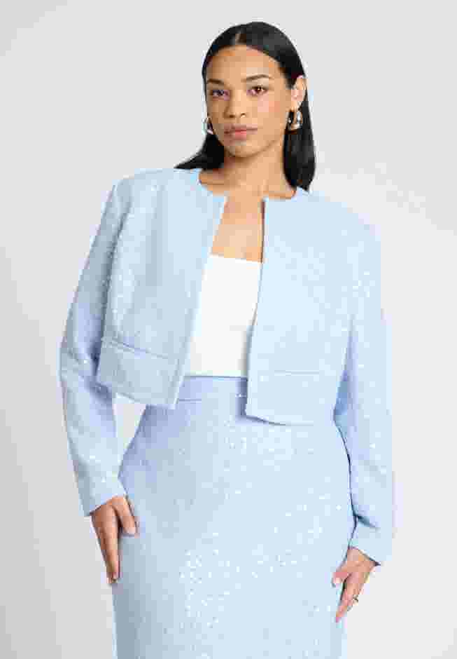 Sequin Tweed Jacket image number 0