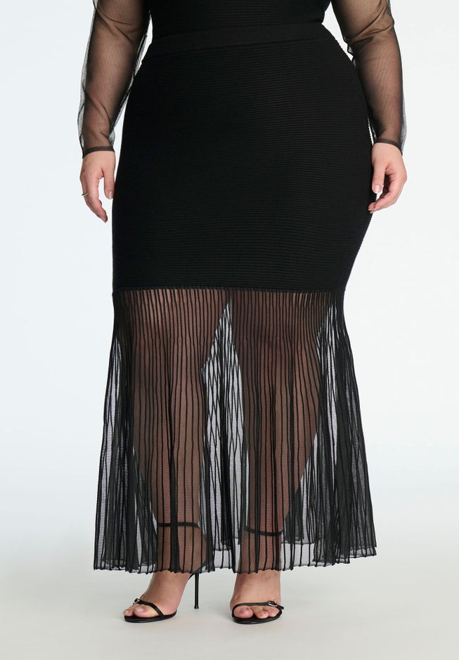 Sweater Trumpet Skirt image number null