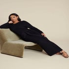 Multi Rib Maxi Sweater Dress image number null