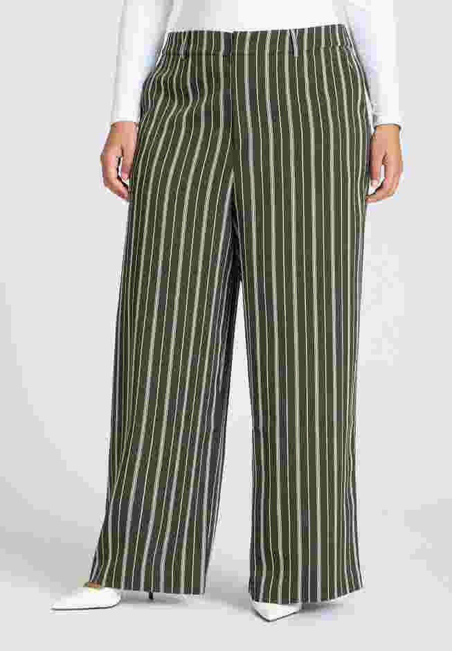 Wide Leg Striped Pant image number 1