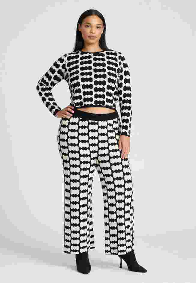 Intarsia Sweater Pant image number 0