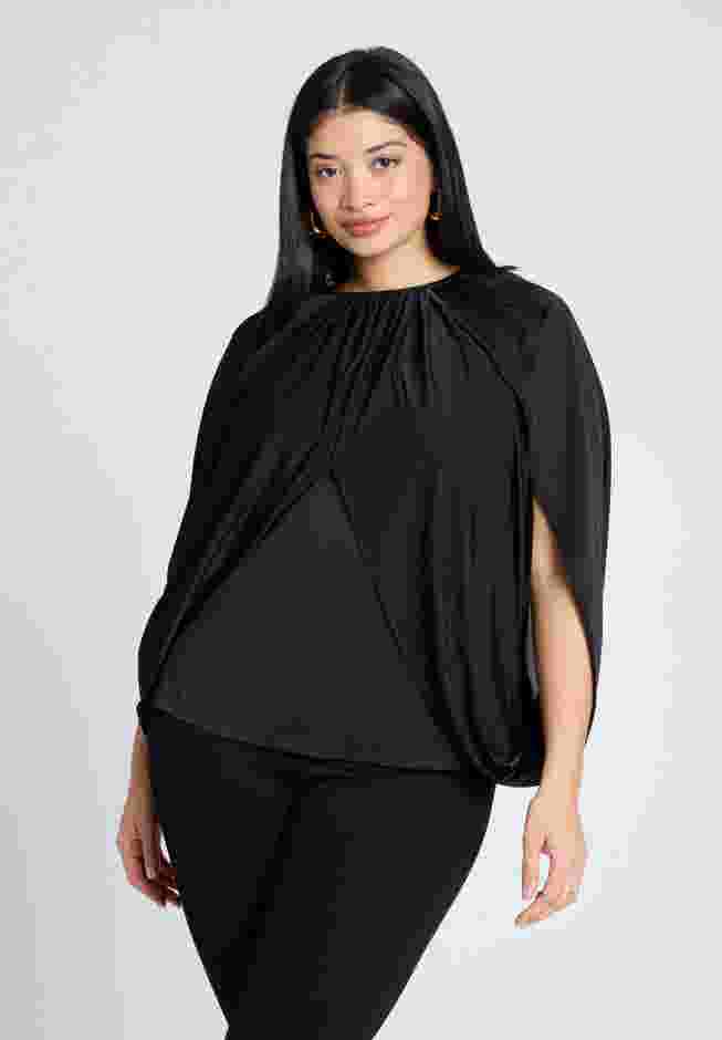 Draped Front Cape Top image number 1