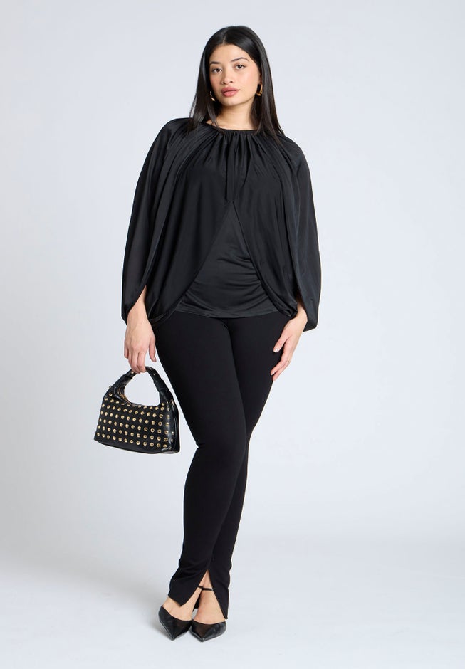 Draped Front Cape Top image number 3