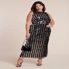  Paillette Maxi Dress image number null