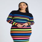 Variegated Stripe Maxi Dress image number null