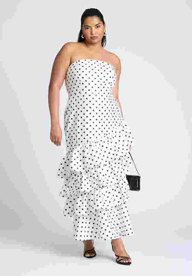Ruffle Dot Gown image number 3