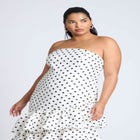 Ruffle Dot Gown image number null