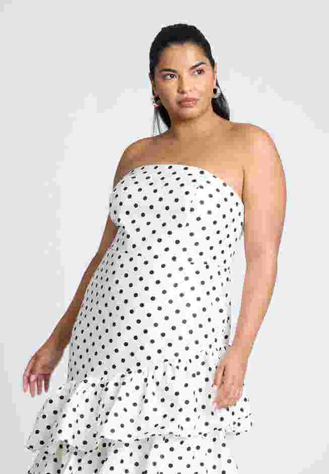 Ruffle Dot Gown image number 4