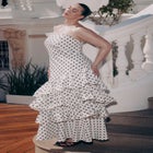 Ruffle Dot Gown image number null