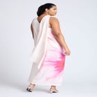 One Shoulder Floral Cape Dress image number null