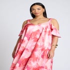 Strap Detail Trapeze Gown image number null