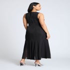 Chiffon Godet Maxi Dress image number null