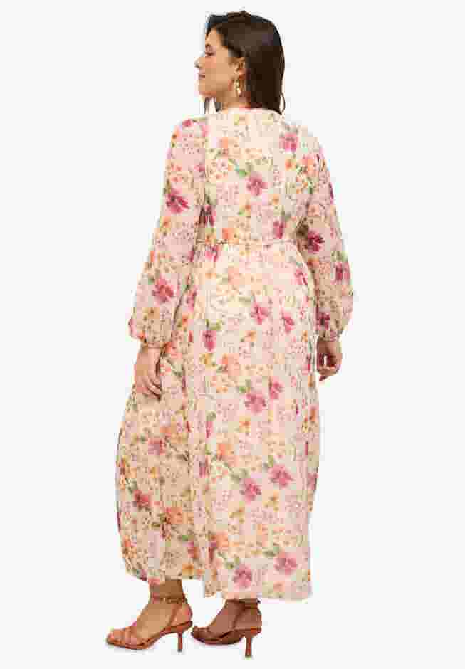 Surplice Georgette Maxi Dress image number 1