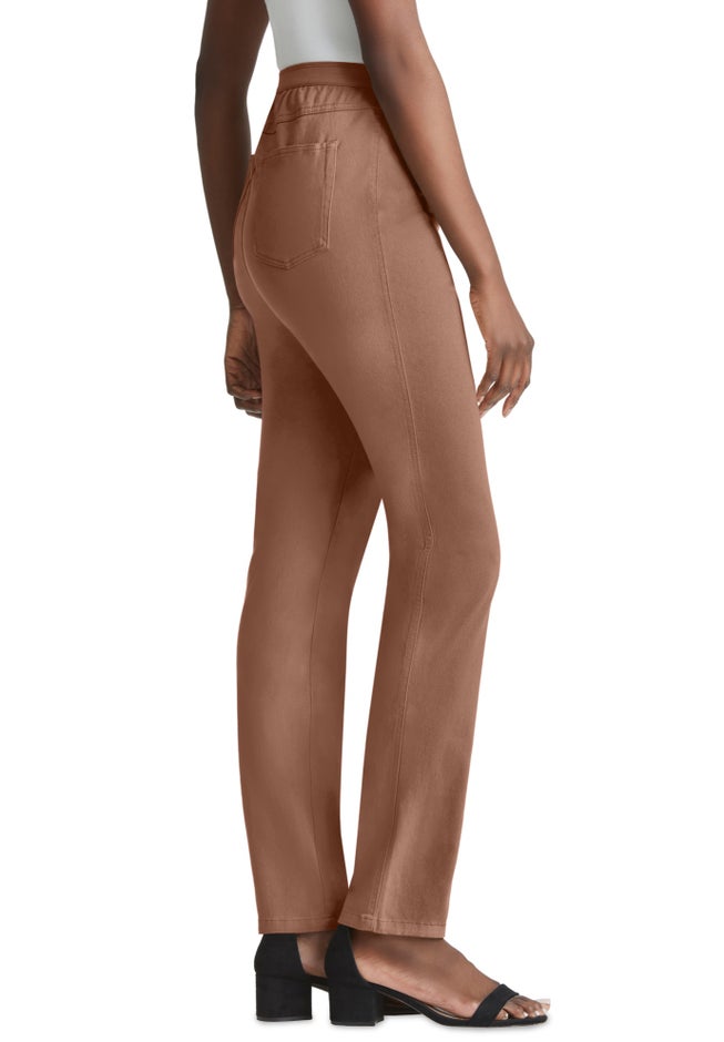 Stretch Denim Straight-Leg Jegging image number 2