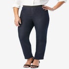 Stretch Denim Straight-Leg Jegging image number null
