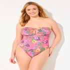 Braided Bandeau One Piece Swimsuit image number null