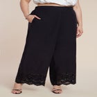 Embroidered Eyelet Pant image number null
