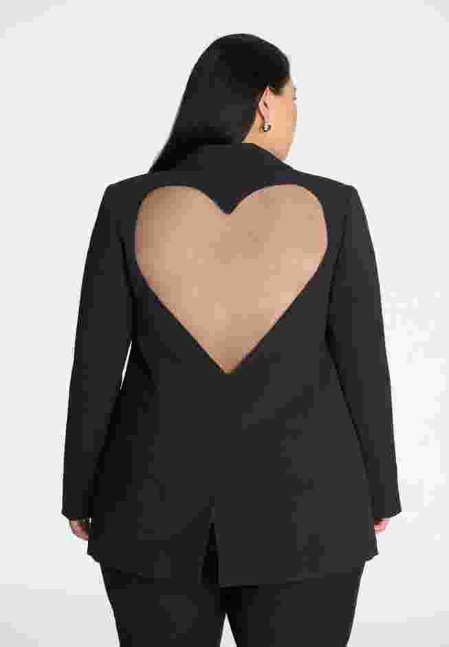 Heart Cutout Blazer image number 1