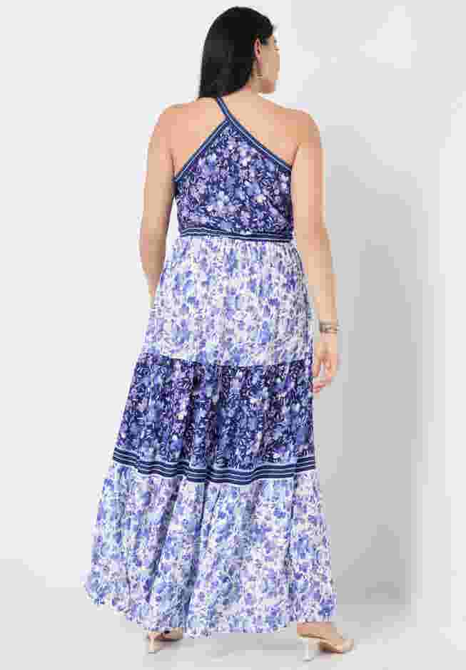 One-Shoulder Tiered Maxi Dress image number 1