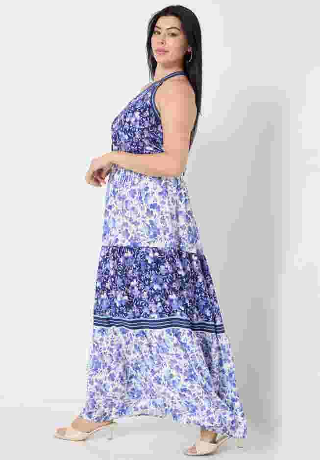 One-Shoulder Tiered Maxi Dress image number 2