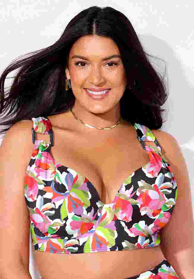 Bra Sized Ring Strap Bikini Top image number 3