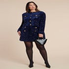 Sequin Velvet Jacket image number null