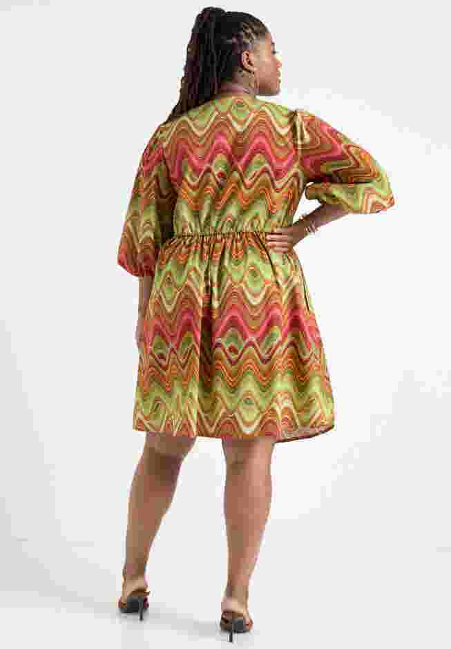 Ring Cut Out Poplin Shirtdress image number 1