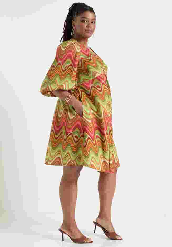 Ring Cut Out Poplin Shirtdress image number 2