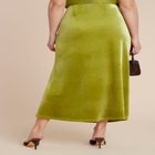 Velvet Maxi Skirt image number null