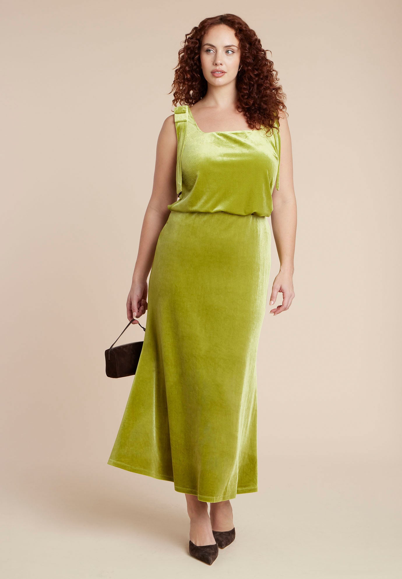 Velvet Maxi Skirt image number 0