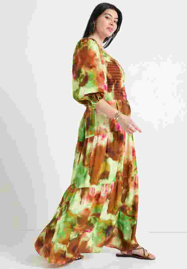 Off-The-Shoulder Smocked Cropped Top image number 2