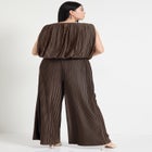 Plisse Dolman-Sleeve Cropped Top image number null