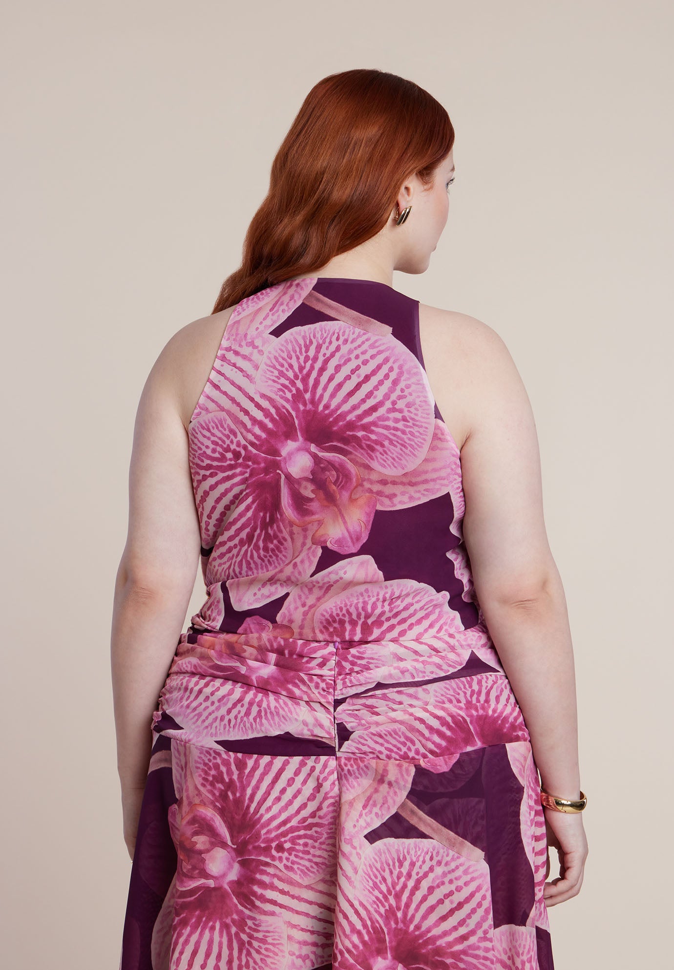 Printed Wrap Top image number 3