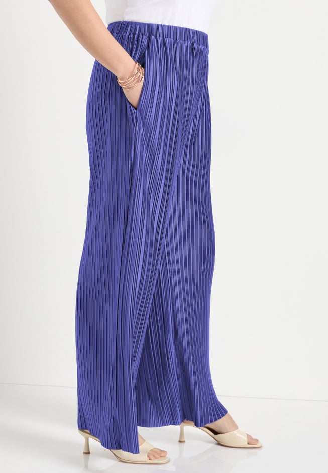 Plisse High-Rise Pants image number 2