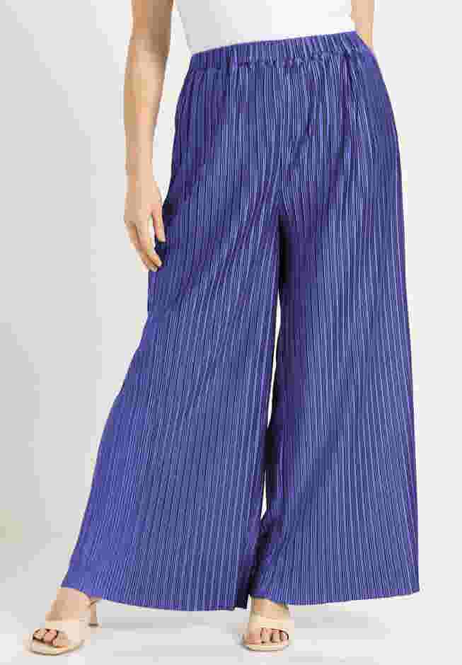 Plisse High-Rise Pants image number 0