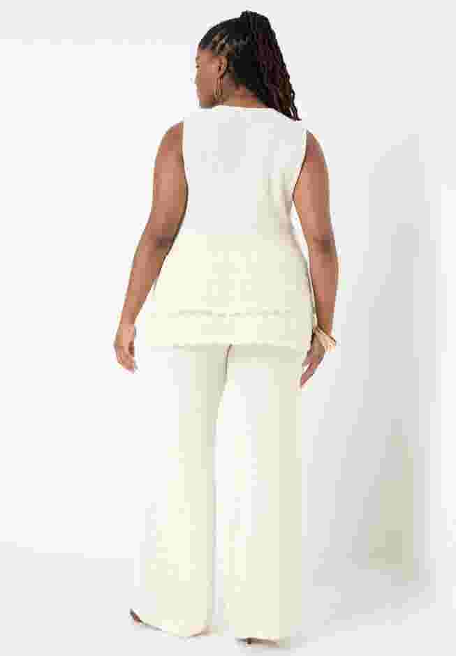 Ruffled-Hem Peplum Tank Top image number 1