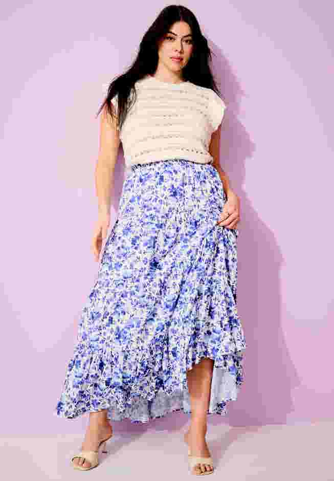 Ruffled-Sleeve Top image number 0