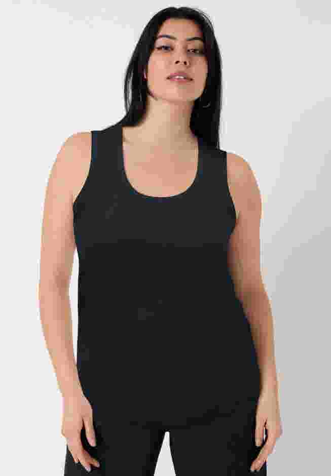 Ribbed Scoopneck Tank Top image number 0