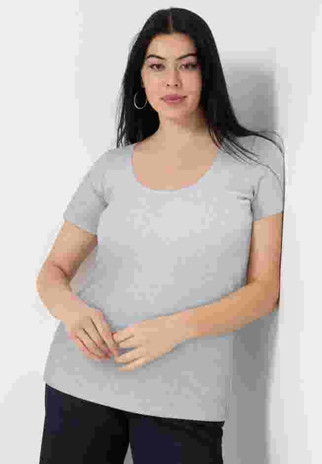 Ribbed Scoopneck Top image number 0