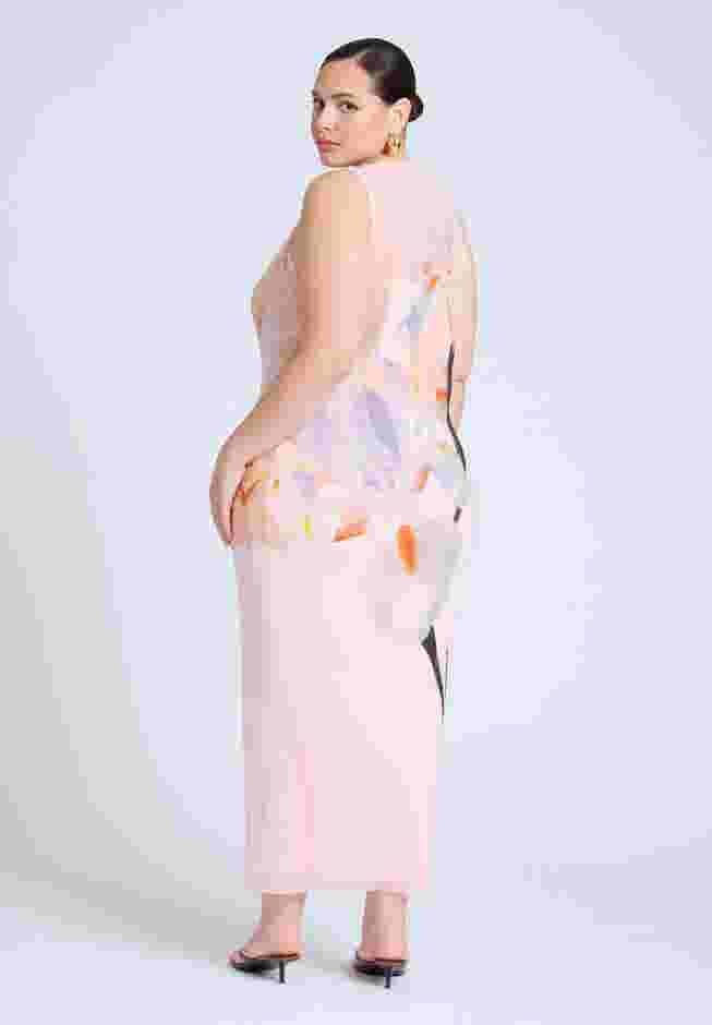  Pleated Chiffon Dress  image number 2