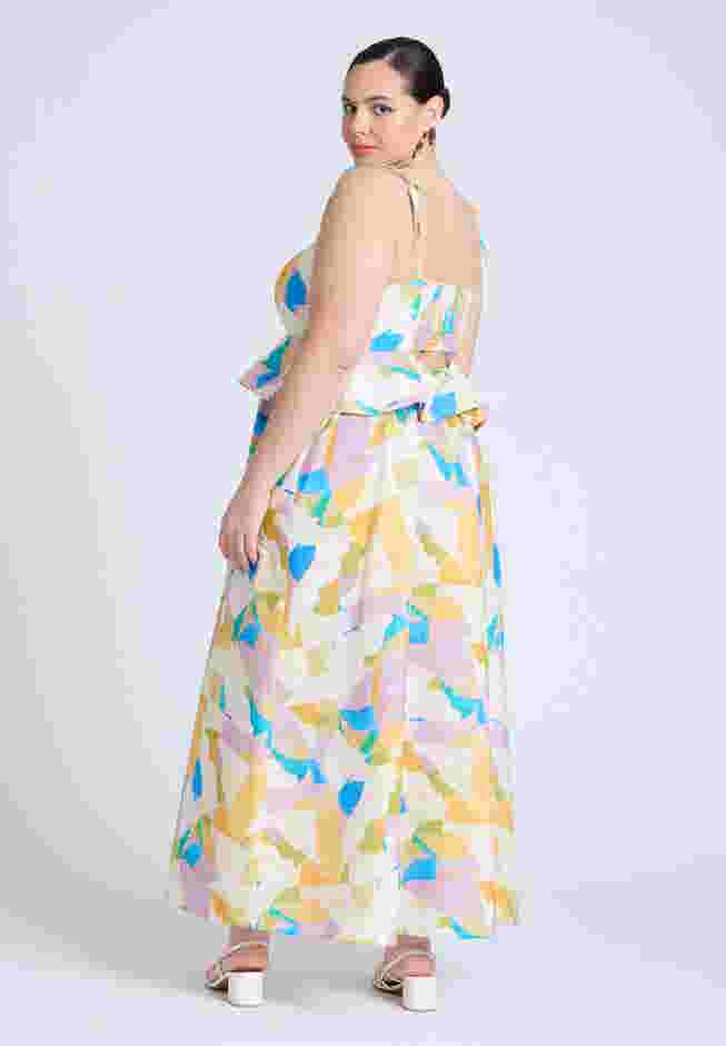  Empire Waist Poplin Maxi Dress  image number 3