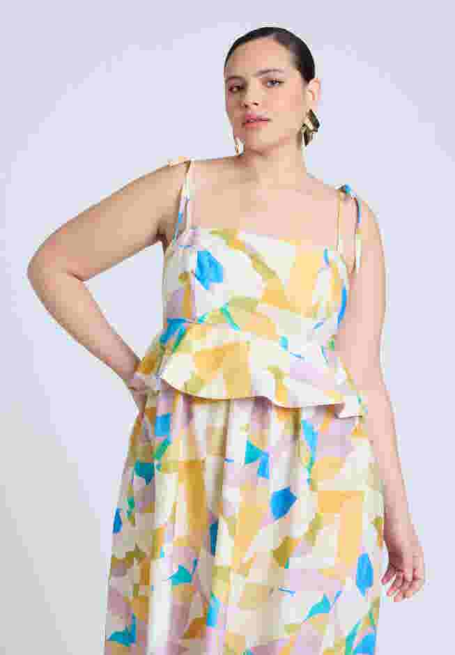  Empire Waist Poplin Maxi Dress  image number 4