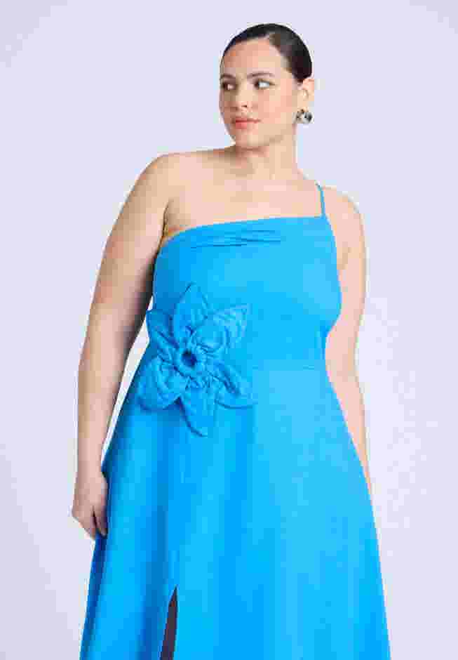  Floral Applque Midi Dress  image number 3