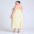  Cup Detail Poplin Column Dress  image number null