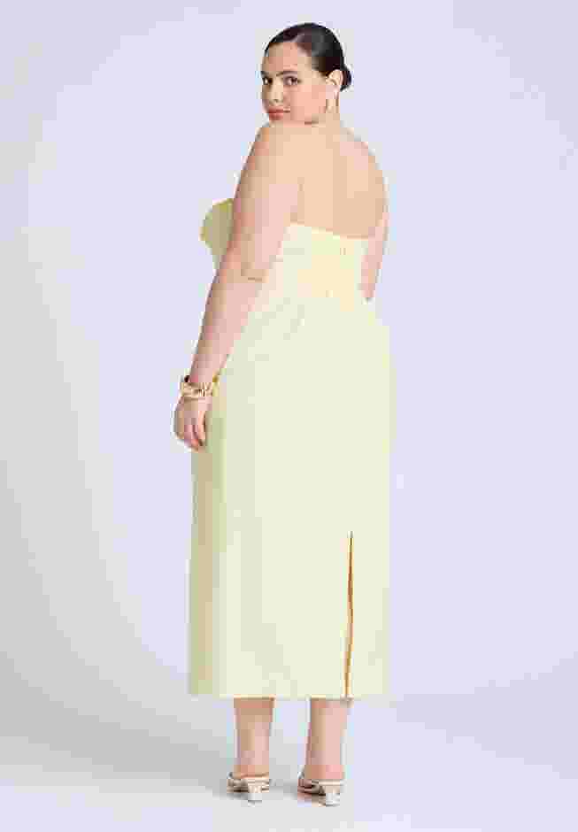  Cup Detail Poplin Column Dress  image number 2