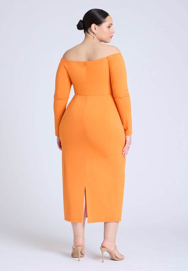 Midi Dress With Tie image number null